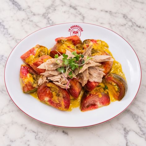 Tomate ibérico con ventresca