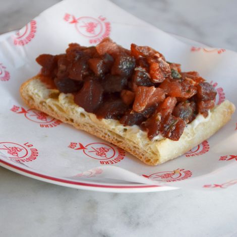 Tosta de atún rojo al natural