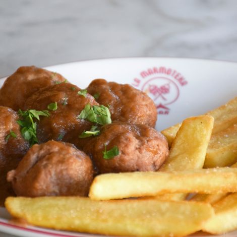 Albóndigas en salsa de oporto