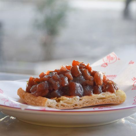 Tosta de atún rojo al natural